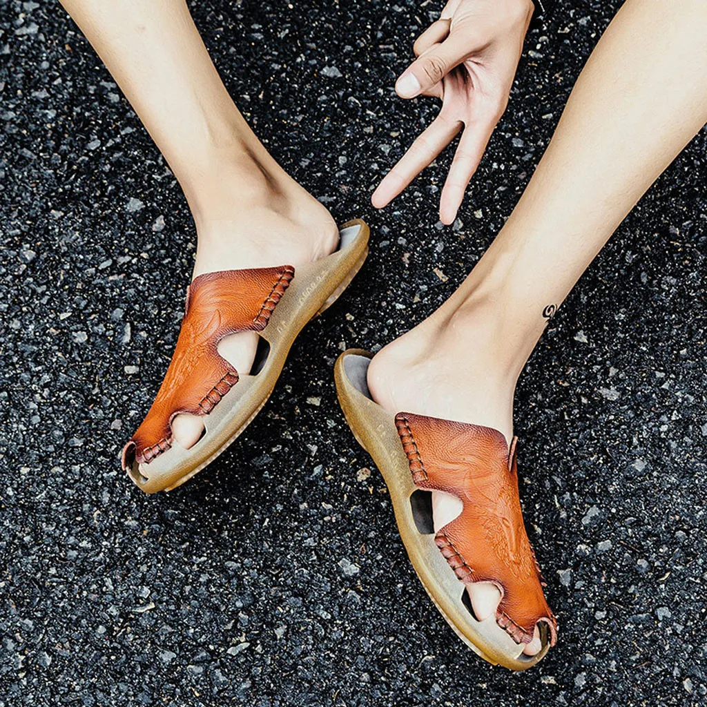 Горячая Распродажа новая модная летняя мужская пляжная обувь в английском стиле