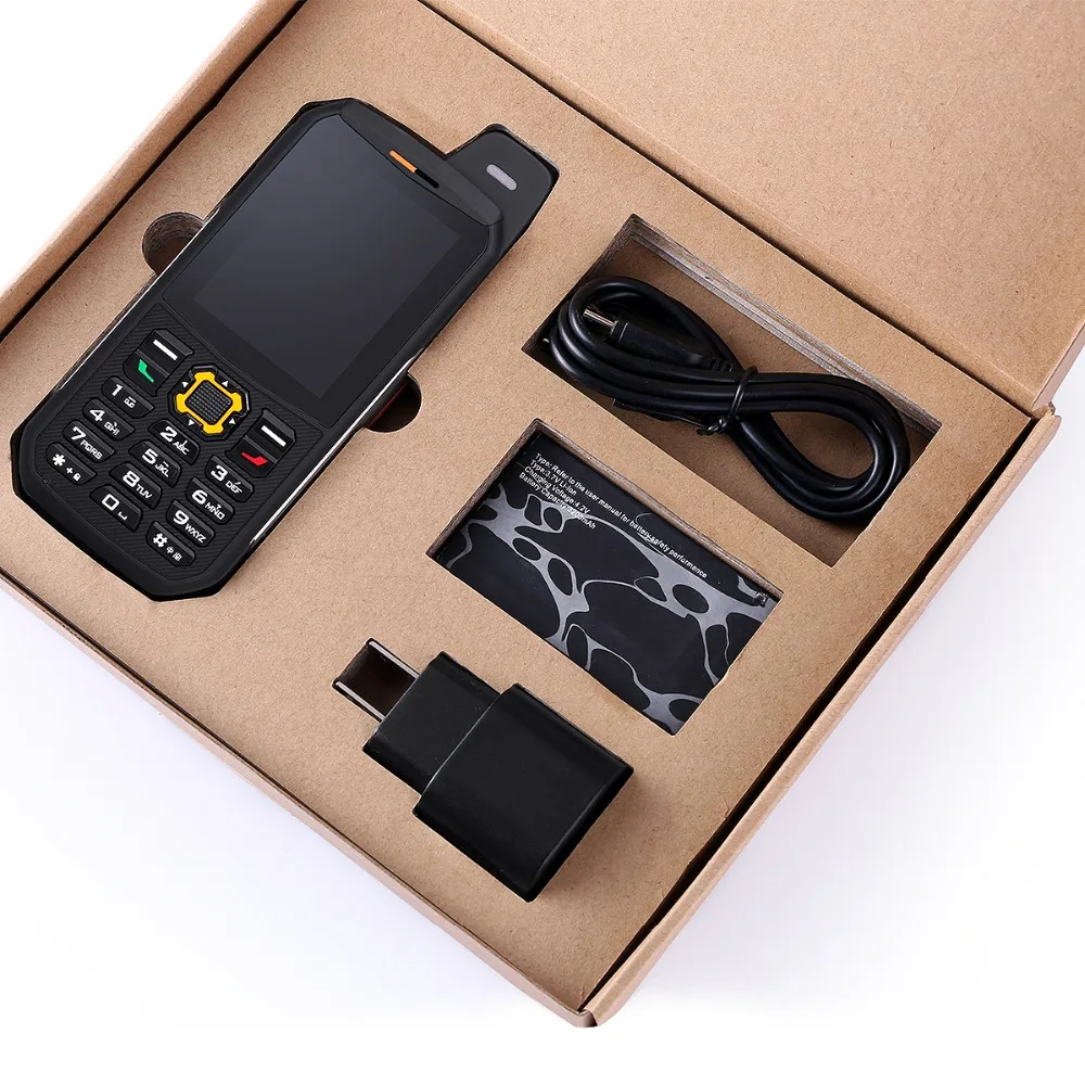Оригинал Digoor Водонепроницаемый Противоударный Телефон Power Bank GSM Старший IP68