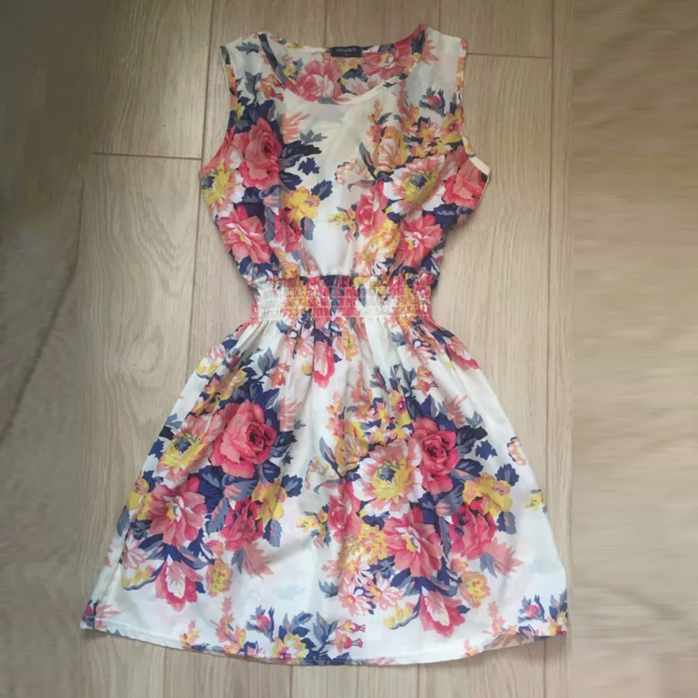 Женское платье в богемном стиле на весну осень и лето Повседневное без рукавов с