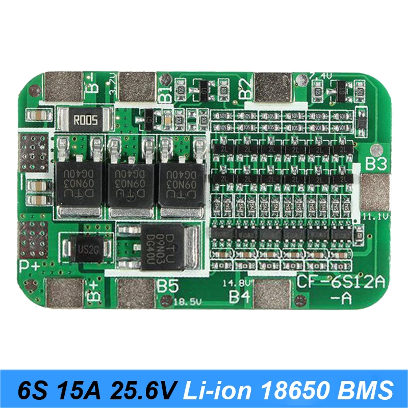 2S 3S 4S 5S 6S литий ионный аккумулятор 18650 зарядное устройство PCB BMS Защитная плата для