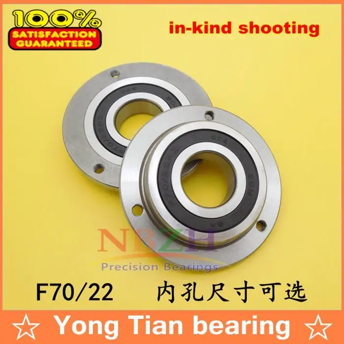 Высококачественный ABEC 5 Z2V1 нестандартный фланцевый подшипник F60/22 Siamese F70/25 2RS