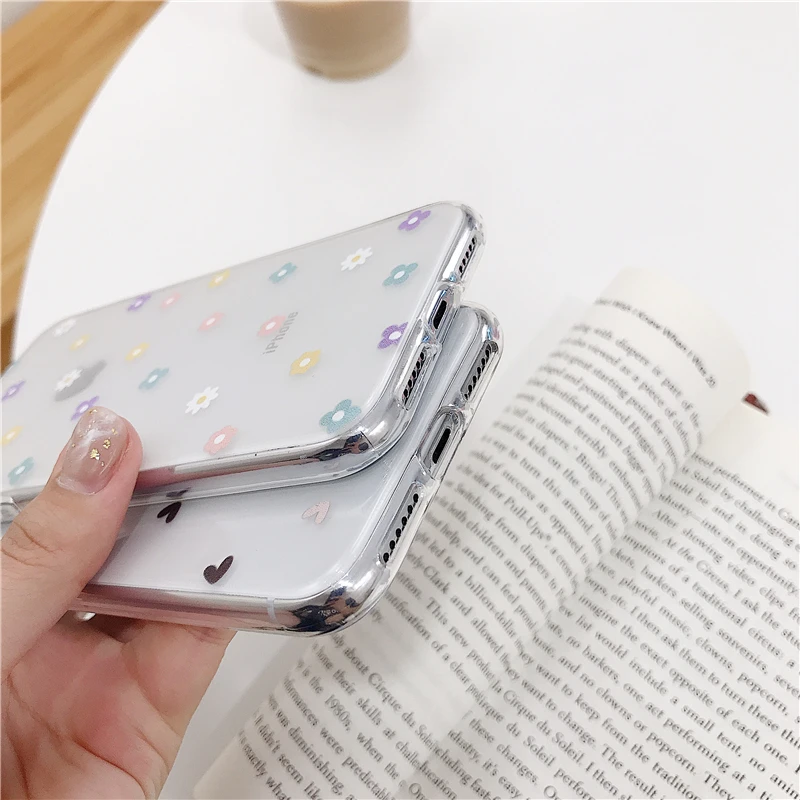DISCASE Пасхальный Летний чехол для телефона с цветами Iphone 8 P X XR XSMAX 6 S Plus 7 прозрачный