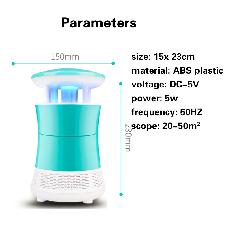 УФ светильник летающий насекомый убийца комаров лампа для дома Уникальный USB 5 Вт