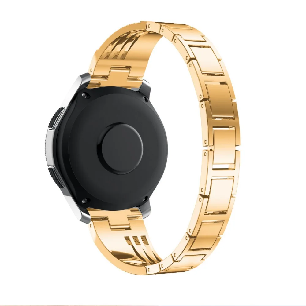 Ремешок из нержавеющей стали для samsung Galaxy Watch 46 мм смарт-часы замена металлического сплава горный хрусталь браслет для часов
