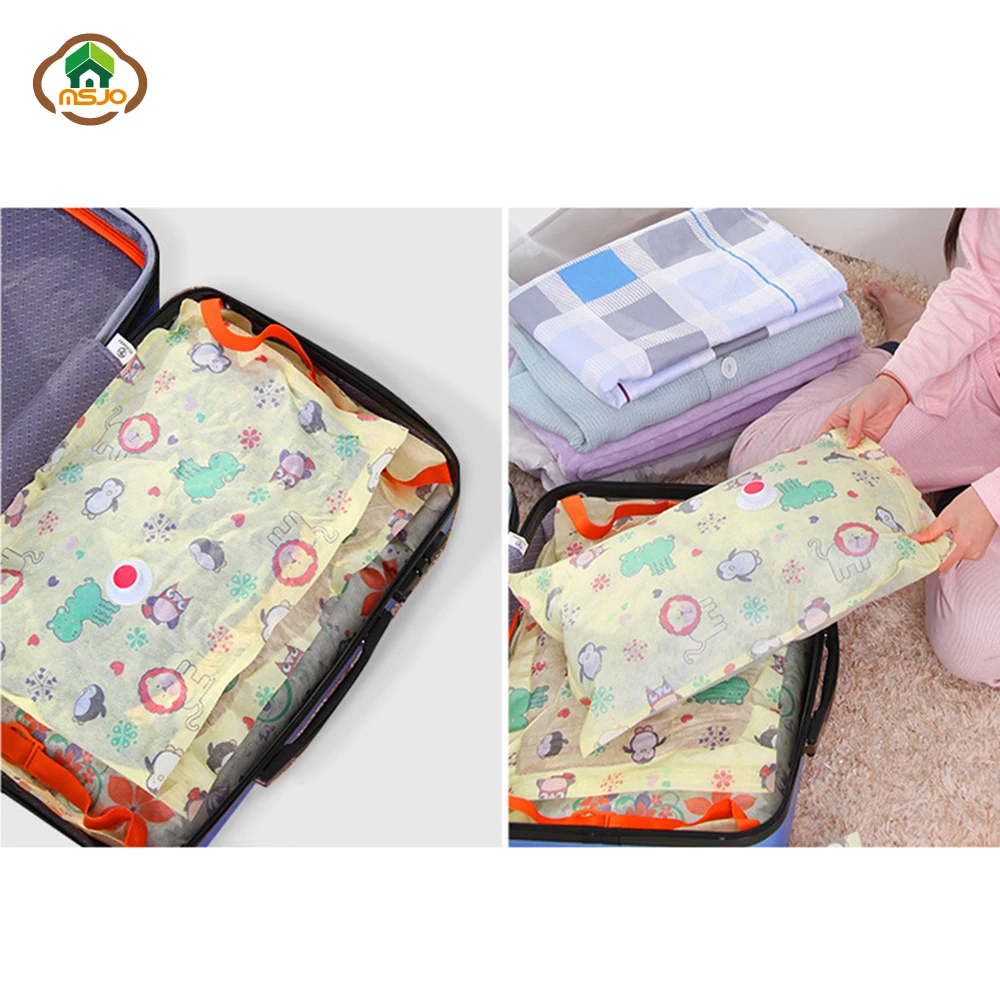 Вакуумные мешки Msjo для одежды складные Сжатые Мешки очень большого размера с