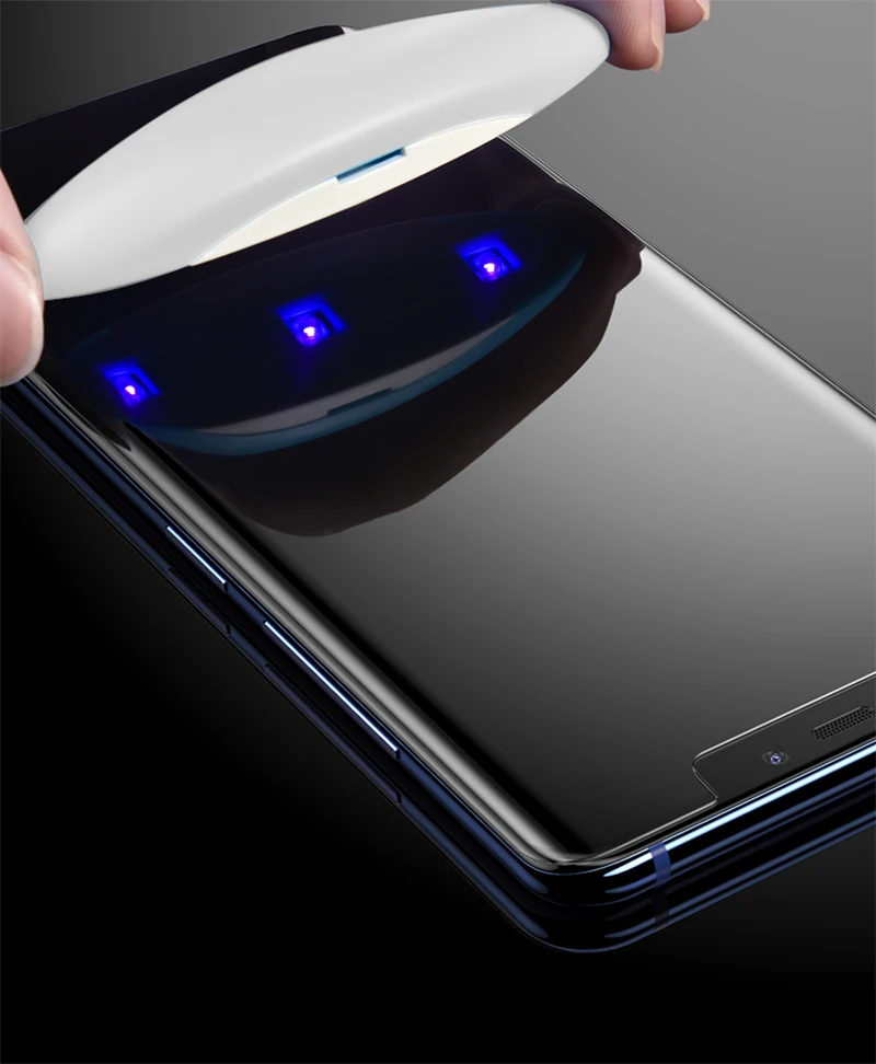 Полный Клей протектор экрана для Oneplus 7 pro 7pro 3D УФ жидкое закаленное стекло для One plus 7 pro 7pro защитное стекло