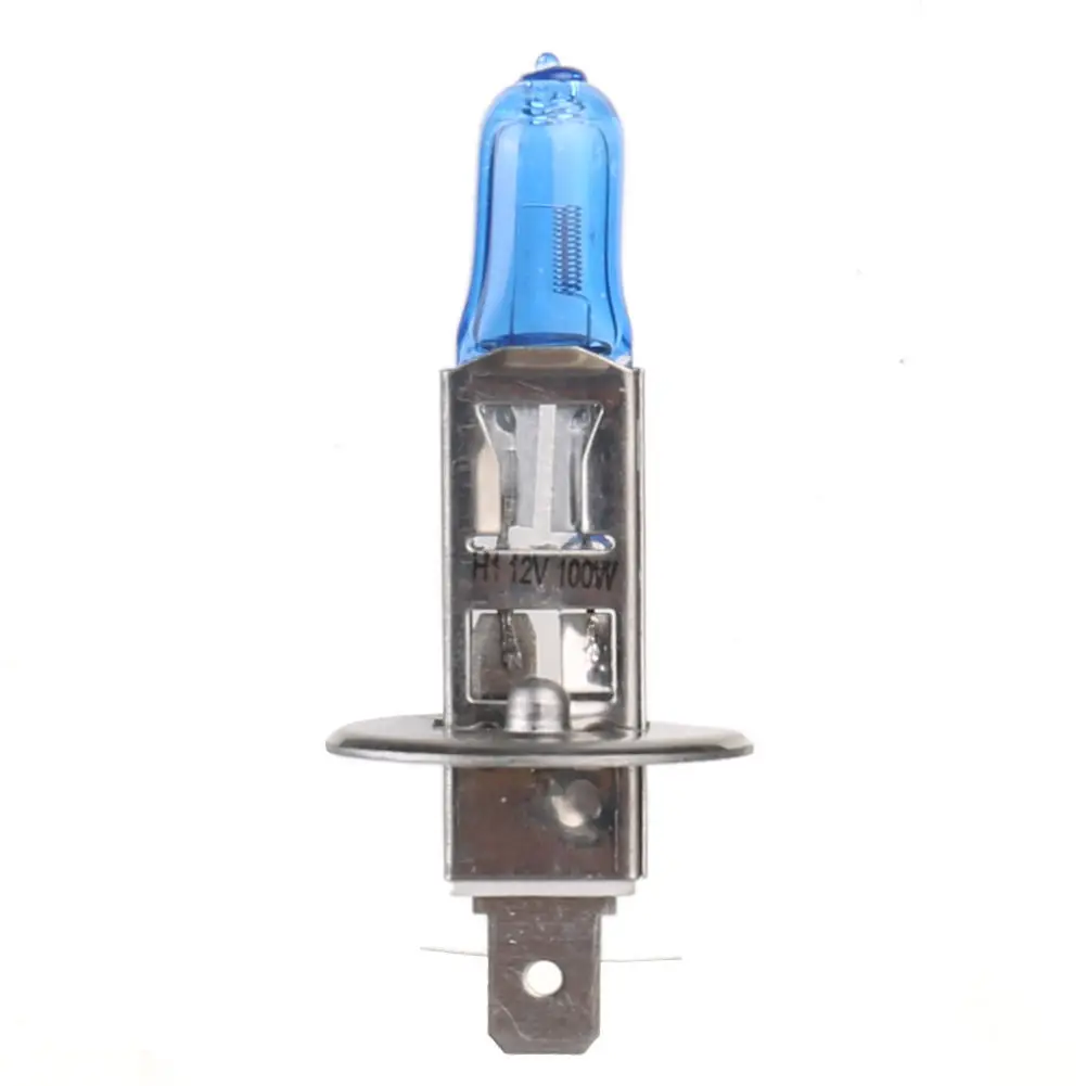 10x H1 DC 12V 100W 6000K автомобильные ксеноновые галогенные фары лампы для фар синий