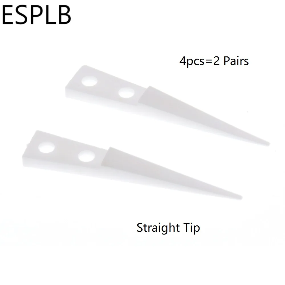 Straight Tip ESPLB Замена Белый прямой/маленький изогнутый/большой изогнутый изолированный керамический Пинцет наконечник для электронных сигарет пинцет - Тип головки пинцета: Straight Tip