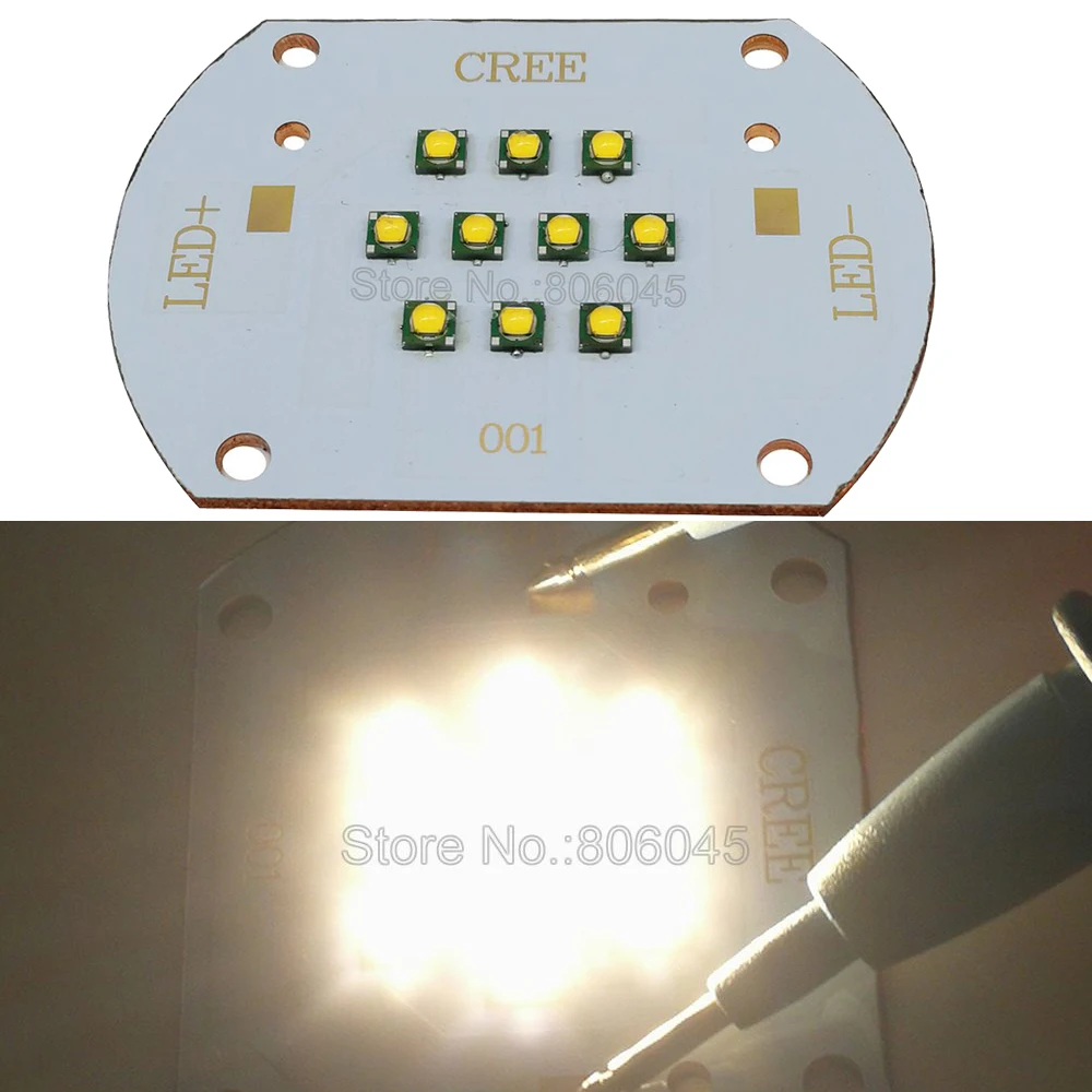 Cree XLamp XP-G XPG 50 Вт светодиодный теплый белый 3000-3200K DC30V-36V 1500mA DIY высокая мощность светодиодный излучатель свет лампы