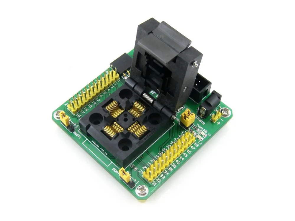 Адаптер программатора Yamaichi IC для QFP48 LQFP48 STM32 STM32F10xC STM32L15xC 0 5 мм|pitch animation|pitch meterpitch