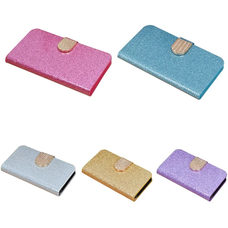 Fashion Newest Shimmering Powder PU Leather Phone Case Cover For Huawei Ascend G630 G 630 Flip with Card Slot |