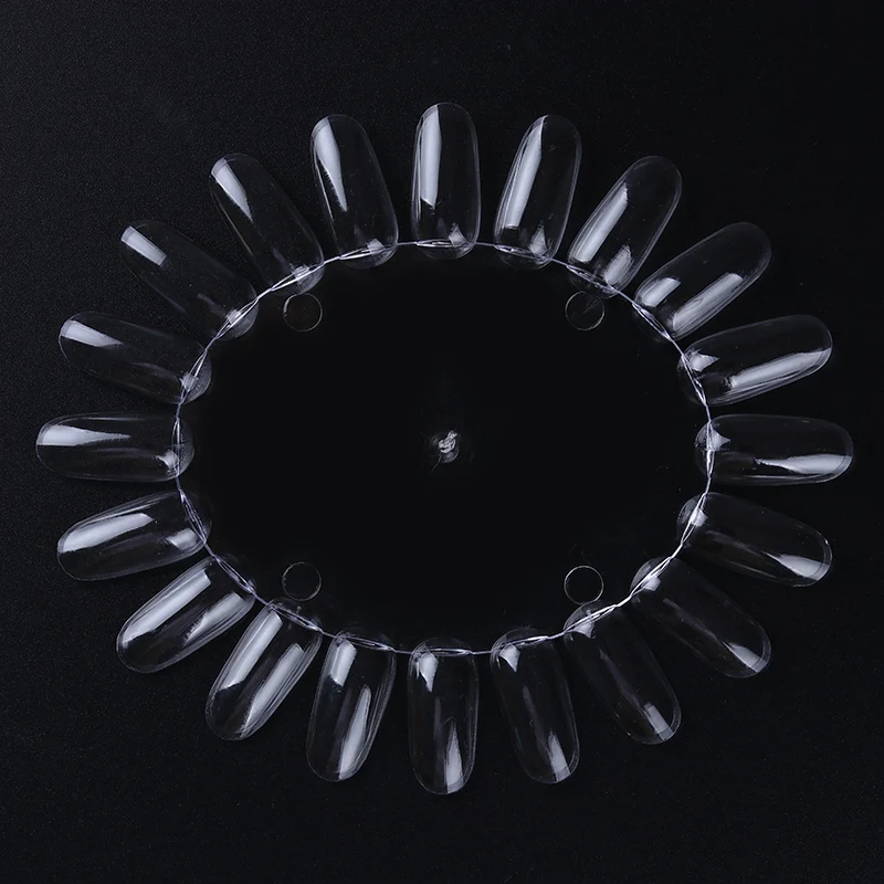 Акриловая Форма для ногтей 1 шт./5 шт. полного покрытия практики колесо прозрачный