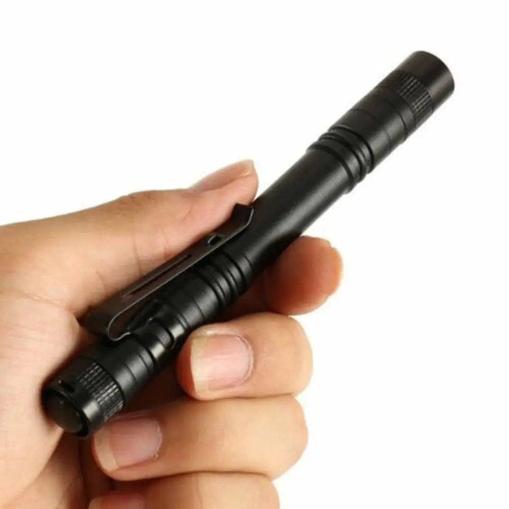 5 Pcs Mini Flashlight Waterproof Aluminium Alloy Pen Shape with Clip for Outdoor Camping Lighting | Лампы и освещение