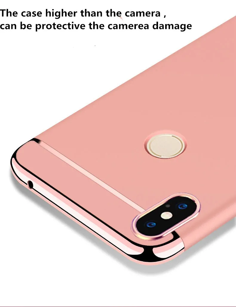Чехол для Redmi Note 5 Pro 64 ГБ жесткий армированный бампер ударопрочный задний матовый