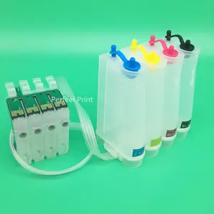 4 цвета T1291-T1294 Пустые СНПЧ с дуговым чипом для Epson WF-7015 WF-7515 WF-7525 WF-3010DW WF-3520DWF WF-3530DTWF