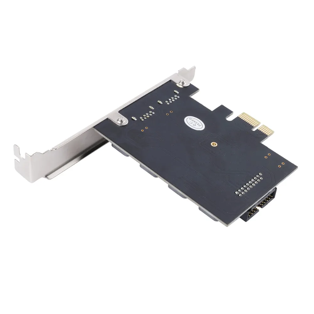 Карта расширения ORICO USB 3 0 PCIE Express 2 порта PCI-e адаптер PCIe с 19-контактным передним