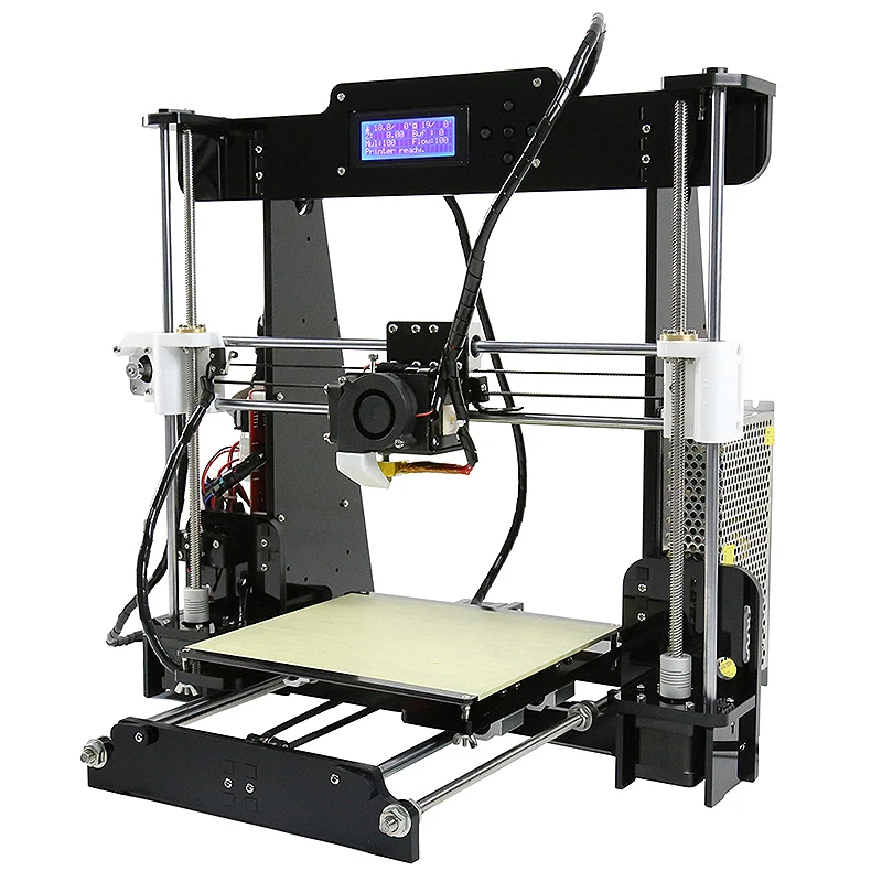 Anet A6 A8 Нормальный/автоматический уровень 3d Принтер Комплект Большой размер Reprap Prusa i3 3d принтер комплект DIY Impresora 3D с PLA нитью Рождество