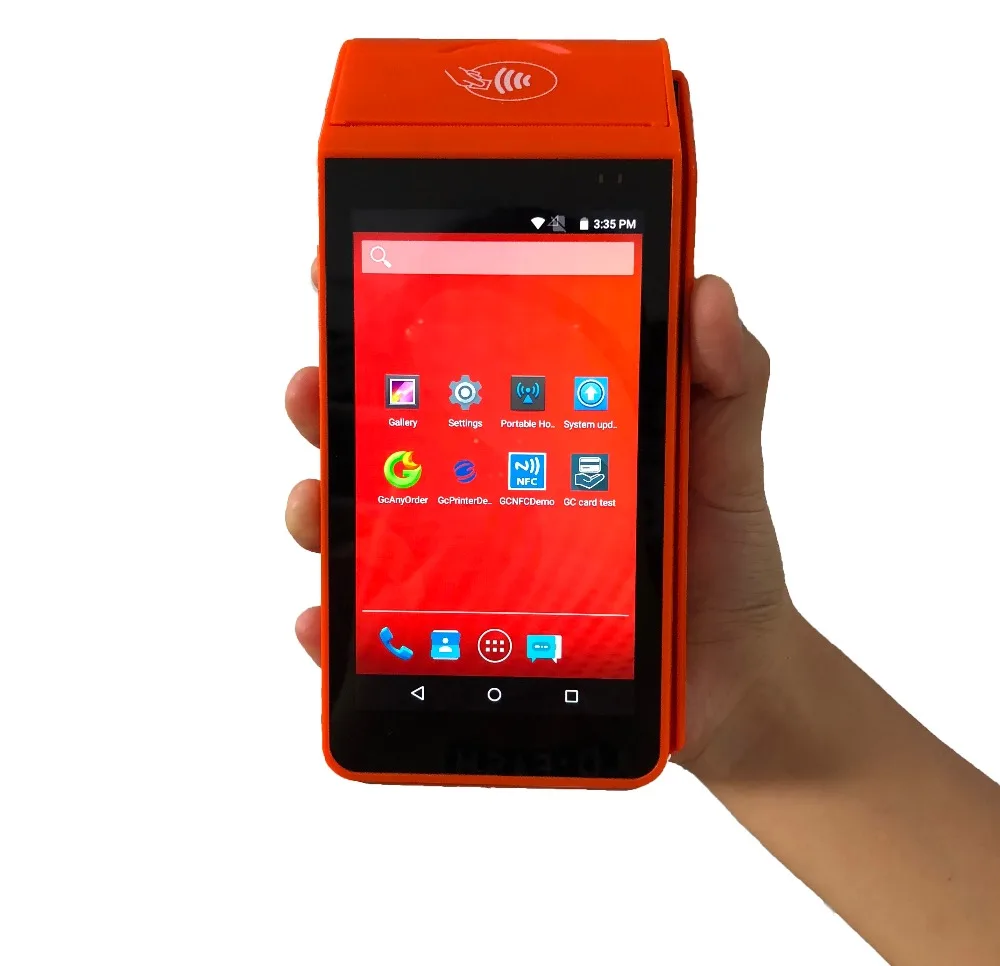 Все в одном портативное умное устройство Android POS терминал с принтером|Принтеры| |