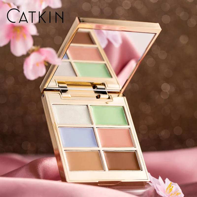 CATKIN Eternal Love 1,2 г* 6 парча в облаках маскирующий крем консилер макияж контур макияж контуринг палитра