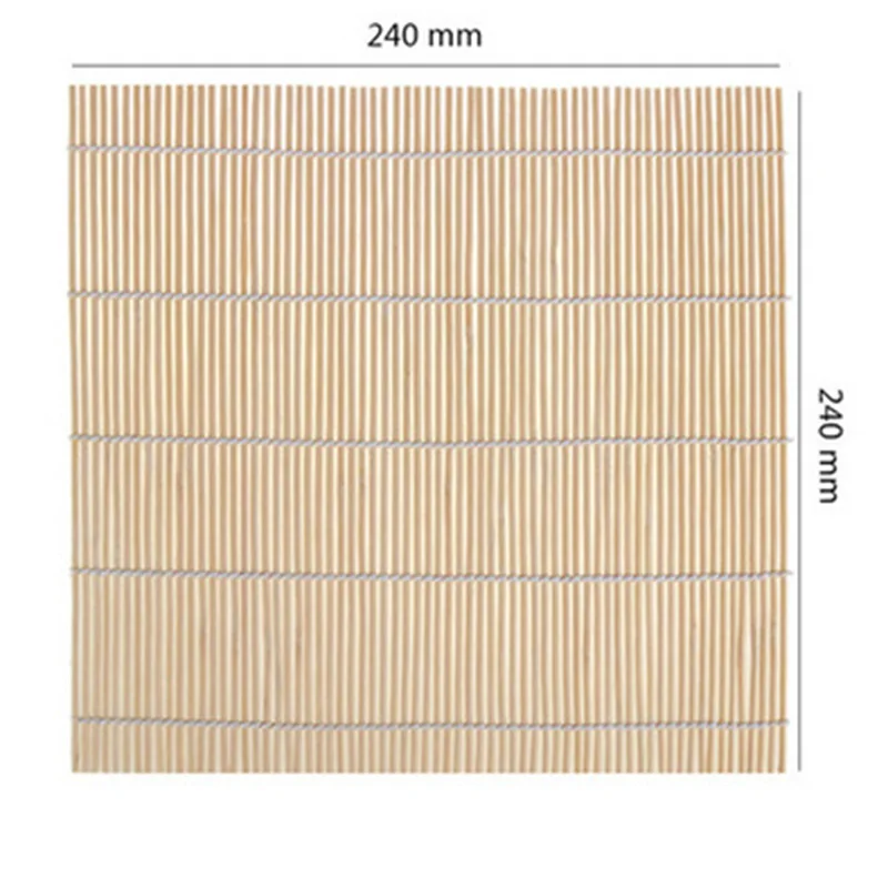 Sushi Mat Hoomall кухонный японский инструмент для приготовления суши, инструмент для суши, креативный бамбуковый прокатный коврик, сделай сам, рисовый онигири, роллер для курицы, ручной производитель - Цвет: Sushi Mat