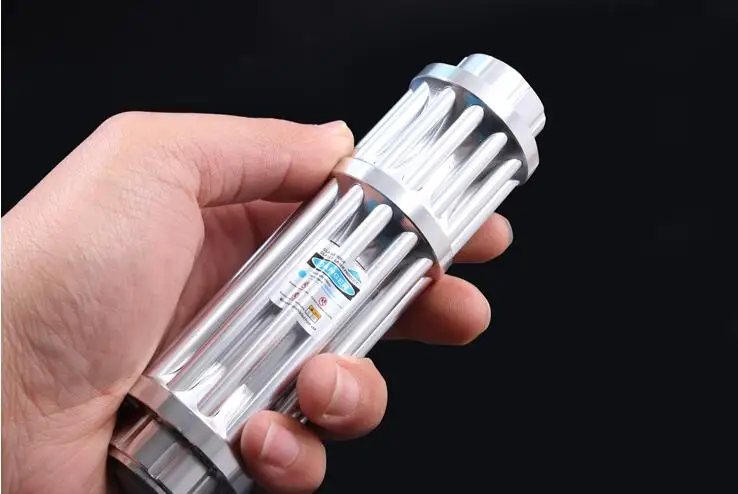 

High Power Military Blue Laser Pointer 500000m 500w 450nm Flashlight Light Burning Match/Dry Wood/black/Burn cigarettes Hunting