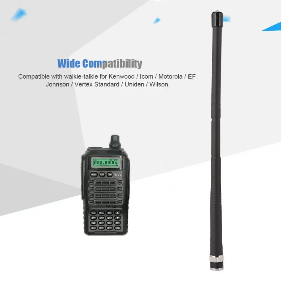 Совместим с walkie talkie для Kenwood/Icom/Motorola/EF Johnson/Vertex 27MHZ антенна головка BNC|Запчасти и