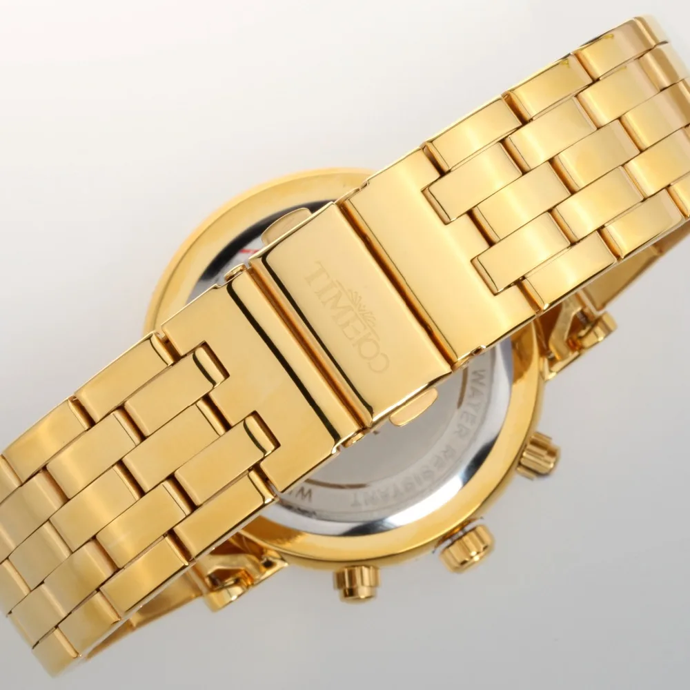 TIME100 мужские часы стрелочный дисплей Круглый Корпус Стальной Ленты Циферблат