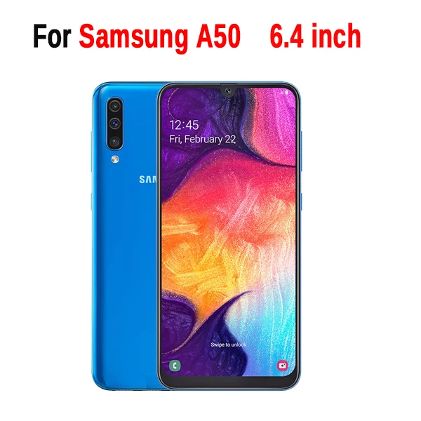 A50 6.4 inch 3D Защитное стекло для samsung Galaxy A50 A30 A40 A70 A10 Защитная пленка для экрана 50 30 40 10 70 закаленное стекло - Цвет: A50 6.4 inch