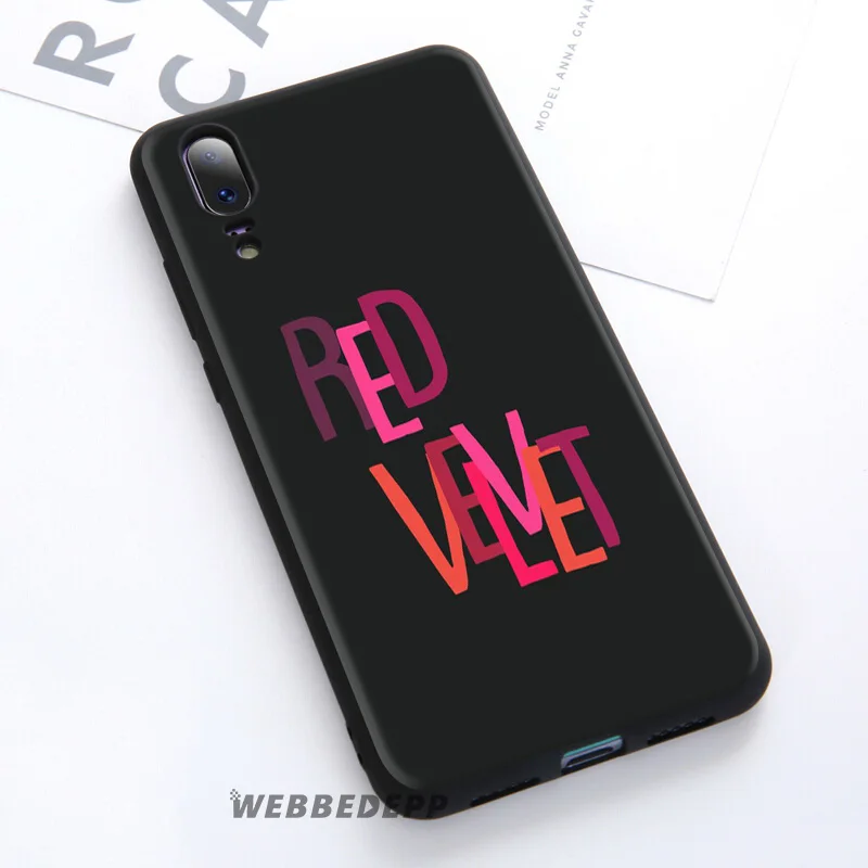 WEBBEDEPP Red Velvet Pop Soft Case For Huawei P30 P20 Pro P10 P9 Lite 2017 P Smart 2019 &amp Nova 3 3i Y9 |