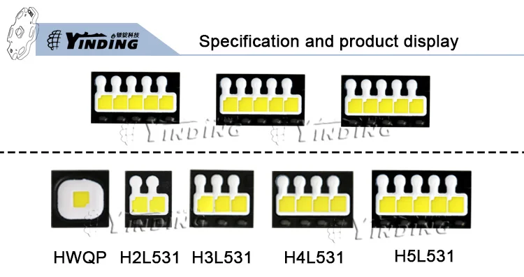 5 шт. OSRAM LUW HWQP H5L531. TE 5-22 Вт светодиодный излучатель холодный белый Высокая мощность светодиодный светильник бусины фары автомобиля фитиль с 20 мм Медь PCB