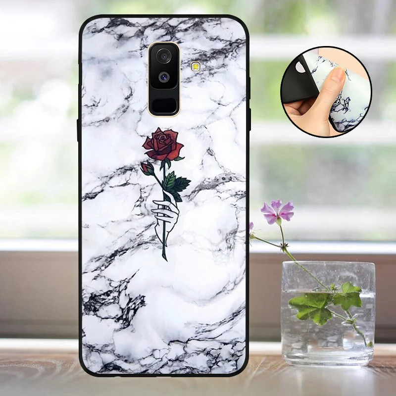 Мягкий A600 A605F чехол для Funda samsung A6 чехол силиконовый матовый задний Чехол для Capas samsung Galaxy A6 Plus чехол бампер