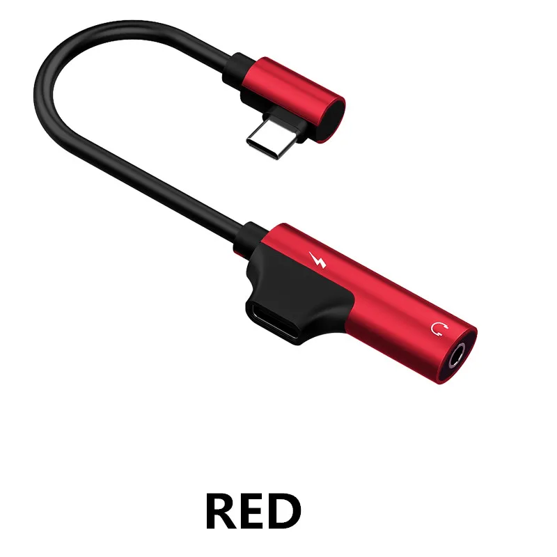 Vanniso 4 в 1 OTG type-C USB адаптер usb type C для Xiaomi mi8 huawei P20 samsung S9 S10 usbc адаптер type-c OTG адаптеры - Цвет: Red