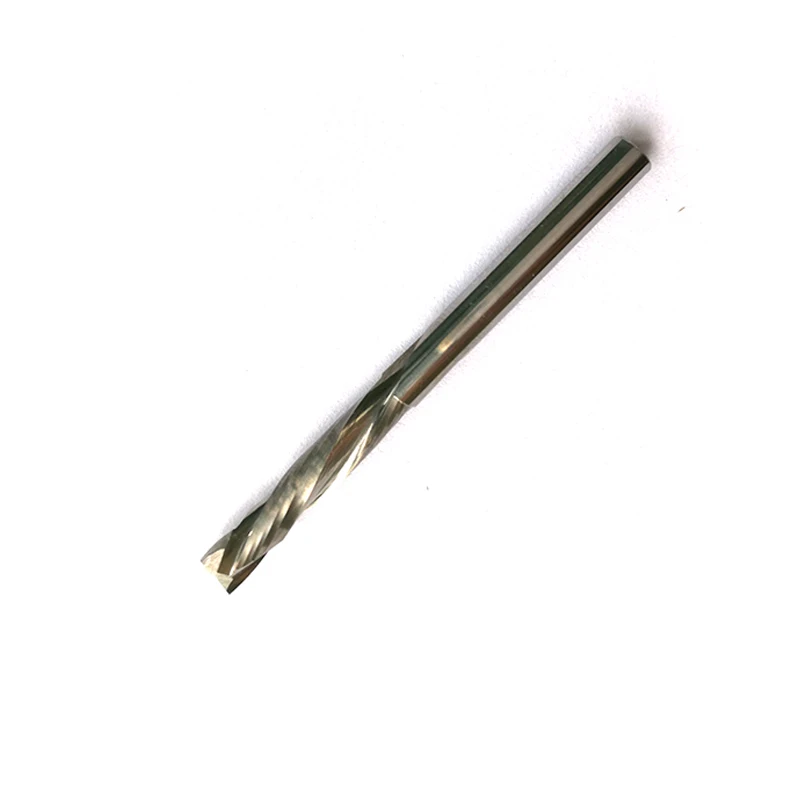 Спиральная твердосплавная фреза с двумя зубьями 4 х22 мм вверх и вниз резаки для