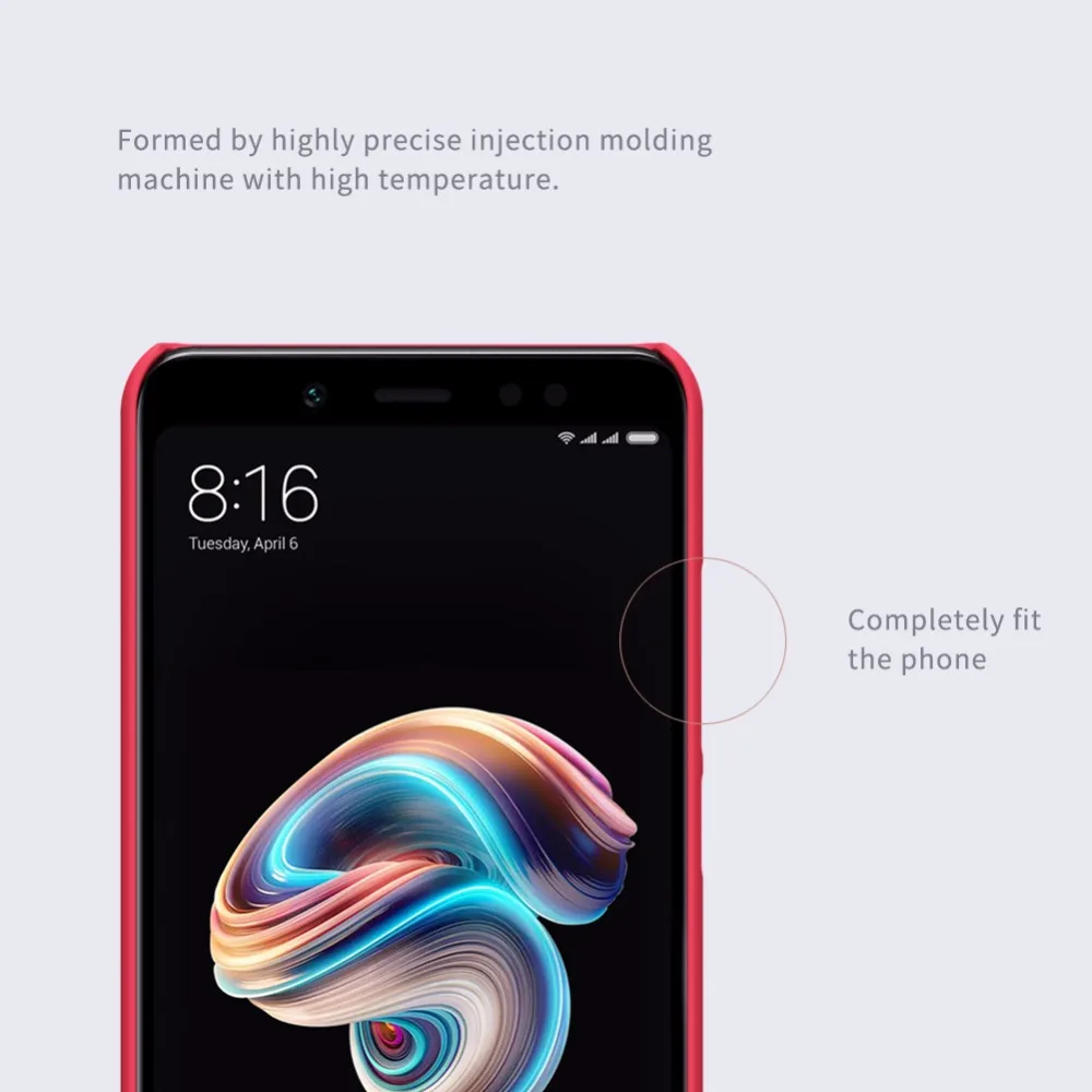 Xiaomi Redmi Note 5 чехол Nillkin Матовый Жесткий ПК Пластиковый Бизнес-чехол для телефона для Redmi Note 5 Pro/Глобальная версия