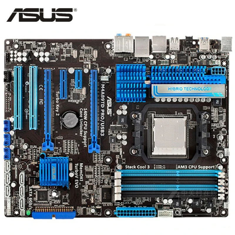 Материнская плата ASUS M4A89TD PRO USB3 разъем AM3 DDR3 16 Гб 890FX настольная материнская