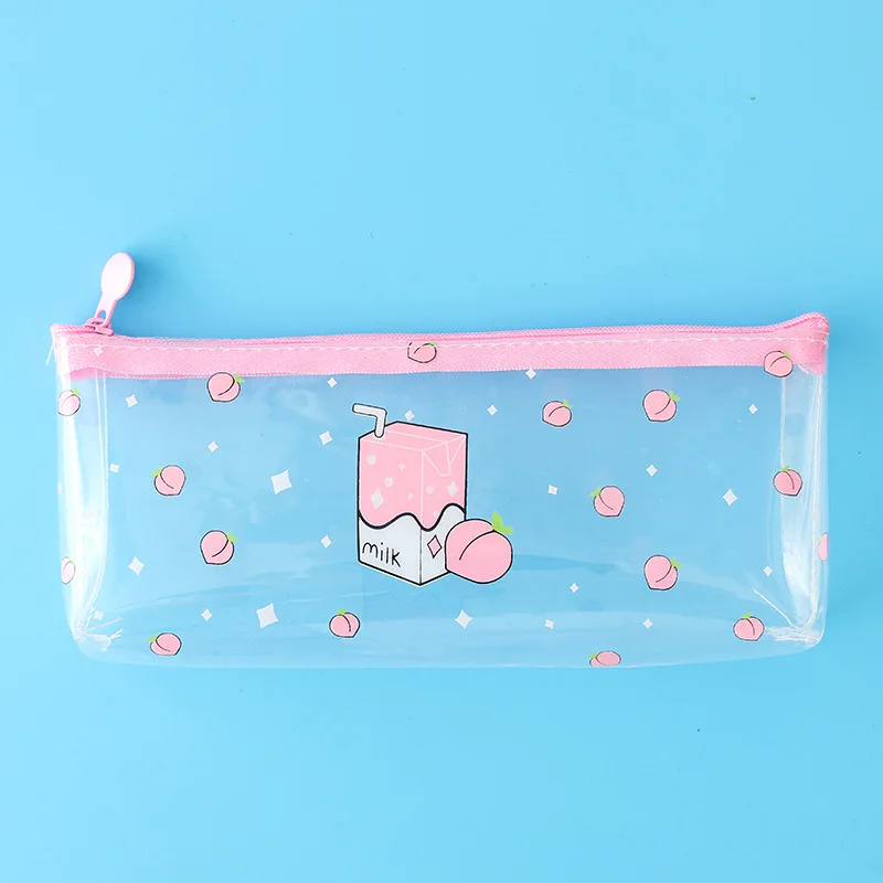 Пенал прозрачный kawaii школьный для девочек trousse scolaire cartuchera para lapices school etui piorniki kalem