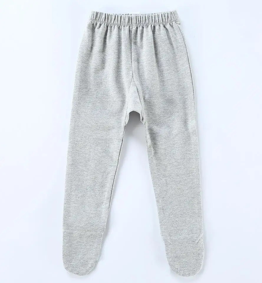 1 pc grey melange Одежда для малышей Детские брюки хлопковые для маленьких мальчиков штаны для девочек на осень детские леггинсы детский, для новорожденных, для девочек носок мальчика многофункциональные детские штаны - Цвет: 1 pc grey melange