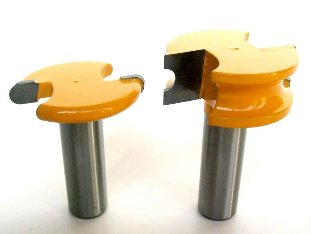 2 шт 1/2 &quotSH 1/4&quot Dia. Флейта Canoe и бусина фрезы для дерева резак деревообработки