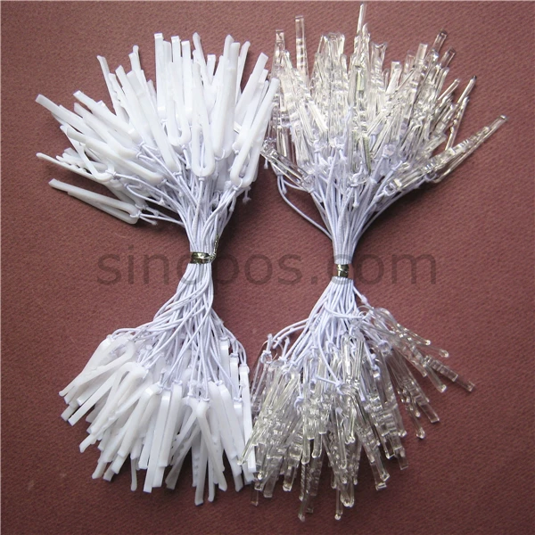 Пластиковые двойные зажимы для галстука на спине с эластичным шнуром одежды