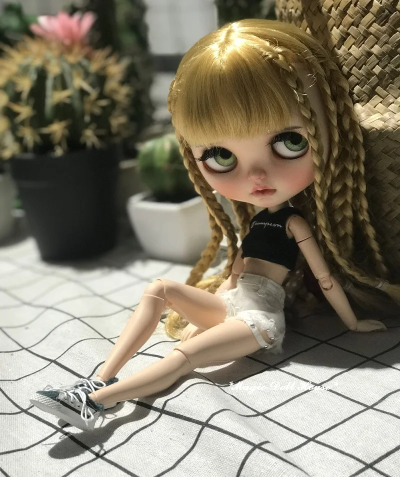 [MG652]2020 Neoblythe Doll Shoes # холщовая обувь ручной работы подходит для Blyth Azone Licca OB24