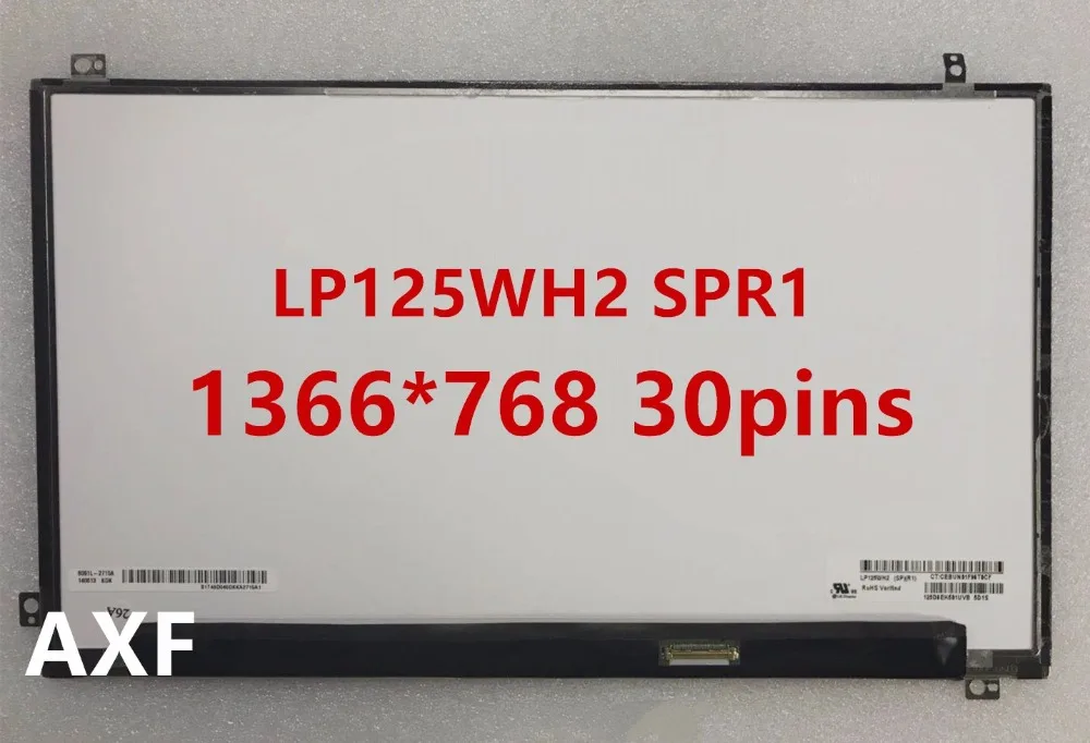 

Original LP125WH2 SPR1 1366 * 768 30pins LCD Free Shipping