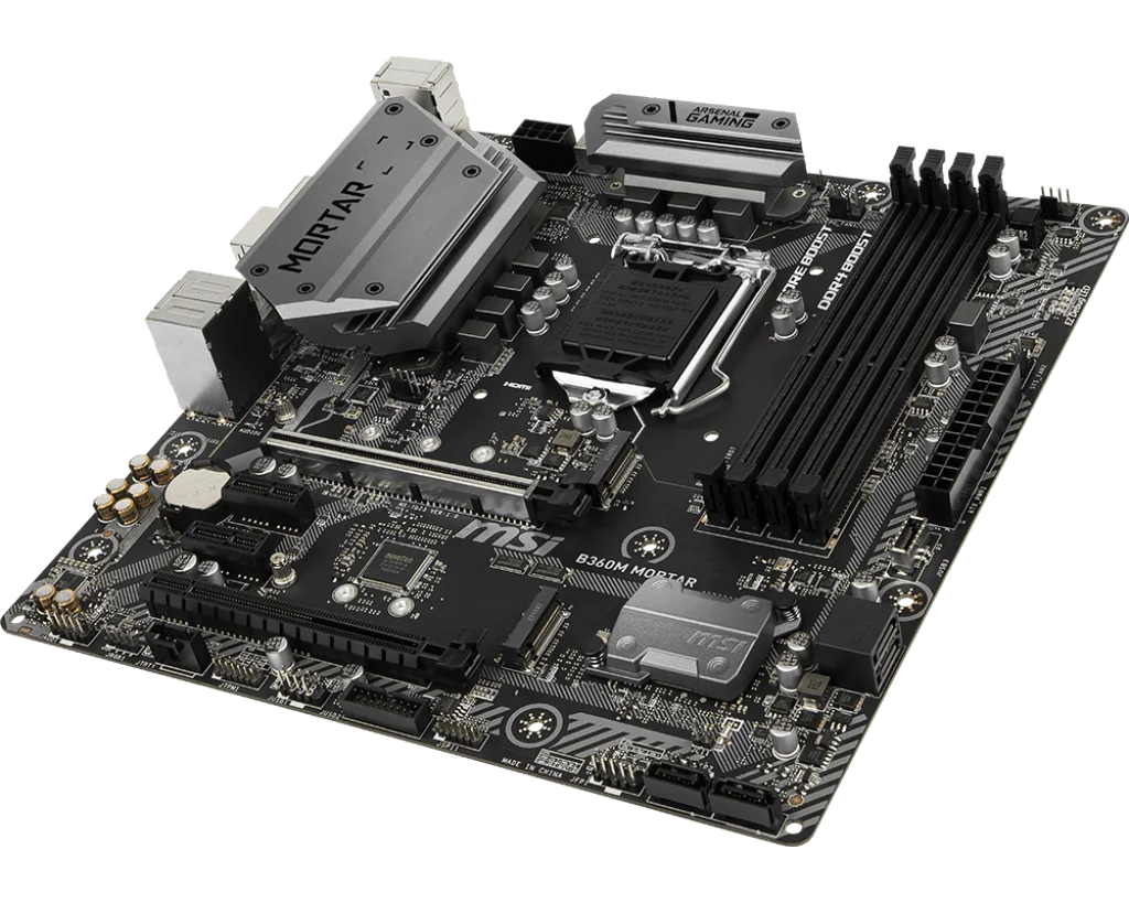 Материнская плата MSI B360M Ступка материнская плата LGA 1151 DDR4 USB 3,1 M.2 SATA3 CROSSFIRE M-ATX+ процессор Intel Core i5-9400F 2900 МГц