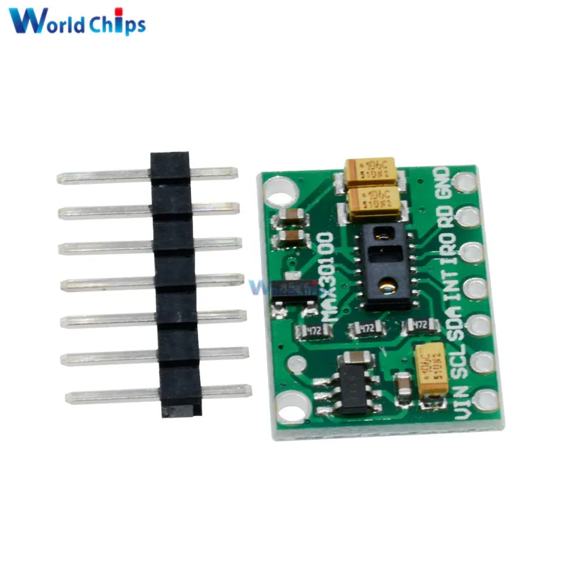 Пульсоксиметр MAX30100 модуль пульсометра для Arduino | Электронные компоненты и