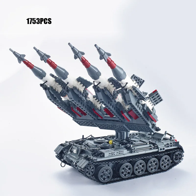Моделирование современный военный SA-3 ракета T55 Танк moc батис строительные блоки