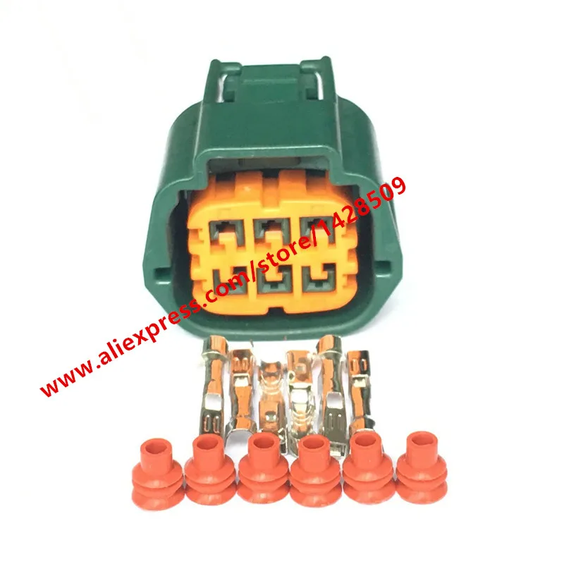 

10 комплектов 6 Pin 6189-0766/6189-1102 Электронный дроссельной заслонки автомобильный гнездовой разъем для Nissan TEANA X-TRAIL