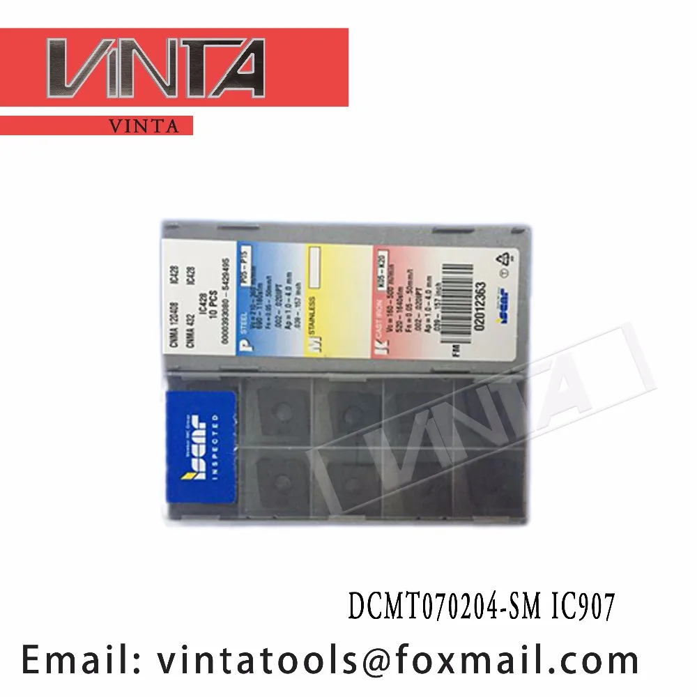 

Высококачественные режущие пластины из карбида ЧПУ DCMT070204-SM IC907