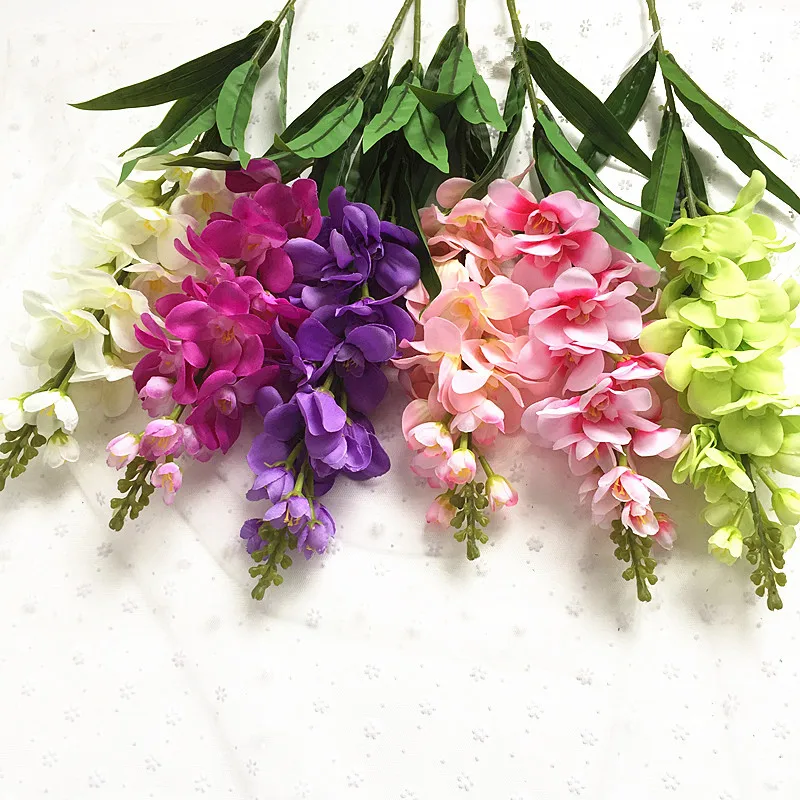 Гиацинт фиолетовый цветок Поддельные Шелковый Искусственные цветы Mariage День