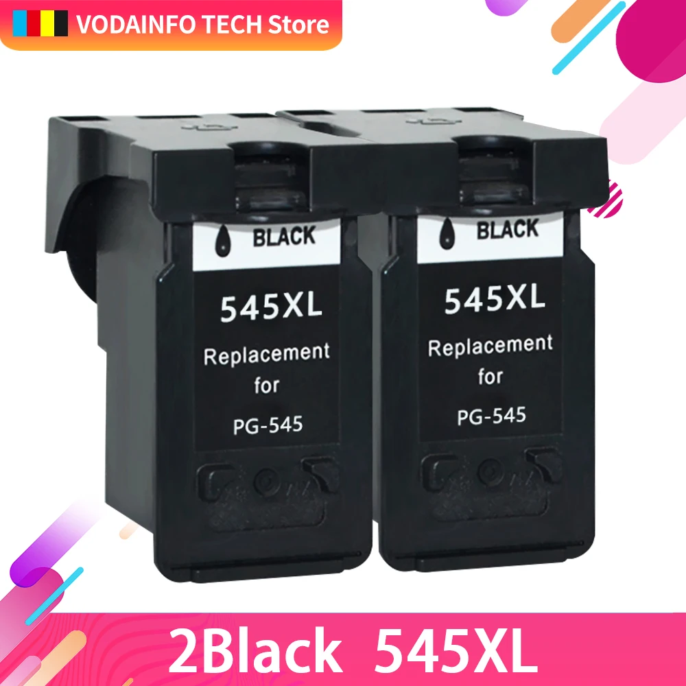 2bk QSYRAINBOW PG545 CL546 XL Замена чернильных картриджей для Canon PG-545 pg 545 CL-546 для Canon IP2850 MX495 MG2950 MG255 - Цвет: 2bk