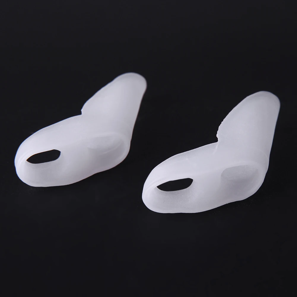 2 шт силиконовый палец для ног два отверстия маленький сепаратор правильный