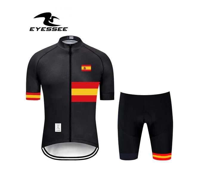 kits Eyessee, испанская команда, одежда для велоспорта, комплекты для велоспорта, летняя форма для мужчин, набор из Джерси для велоспорта, комплекты из Джерси для шоссейного велосипеда - Цвет: kits
